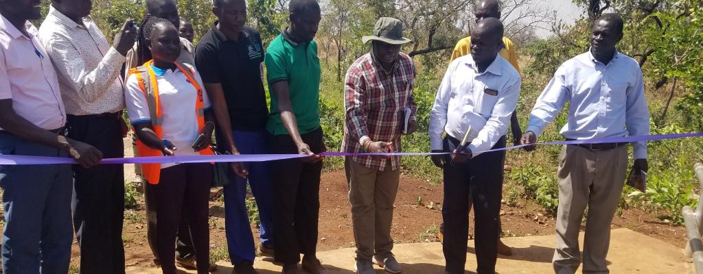 commissioning of cattle crash at lalano sub county