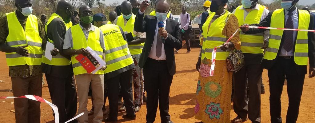 COMMISSIONING OF BATCH A ROADS AND GROUND BREAKING OF BATCH B ROADS UNDER PRELNOR PROJECT KITGUM 14/01/2022